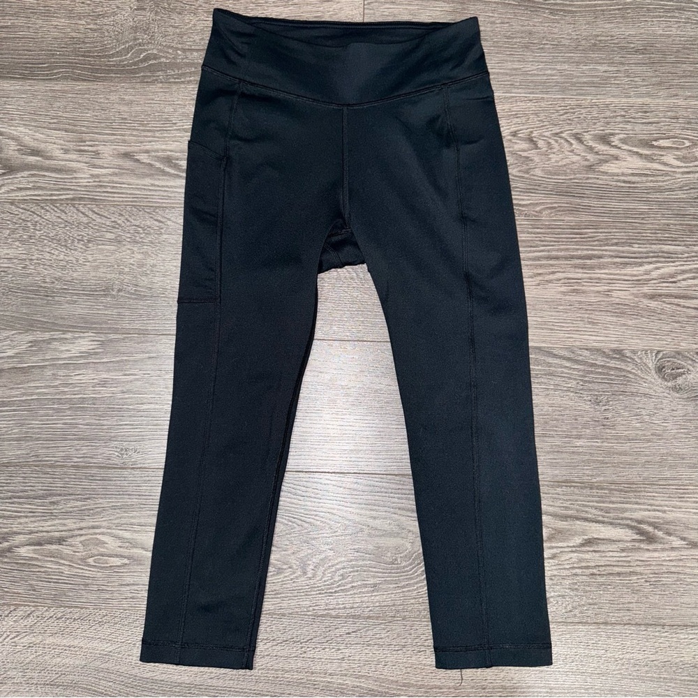 Columbia Women's Black‎ Activewear Leggings,  Pocket On Side,  Size Small